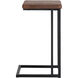 Boone 30 inch Black / Bravo Cognac Barstool, Set Of 2